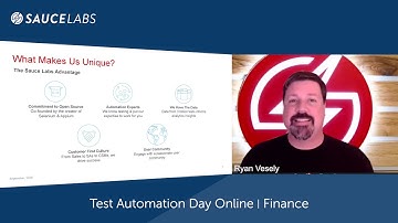 Welcome to Test Automation Day | Financial Services