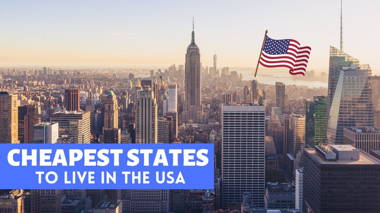 Most affordable states in the US YouTube