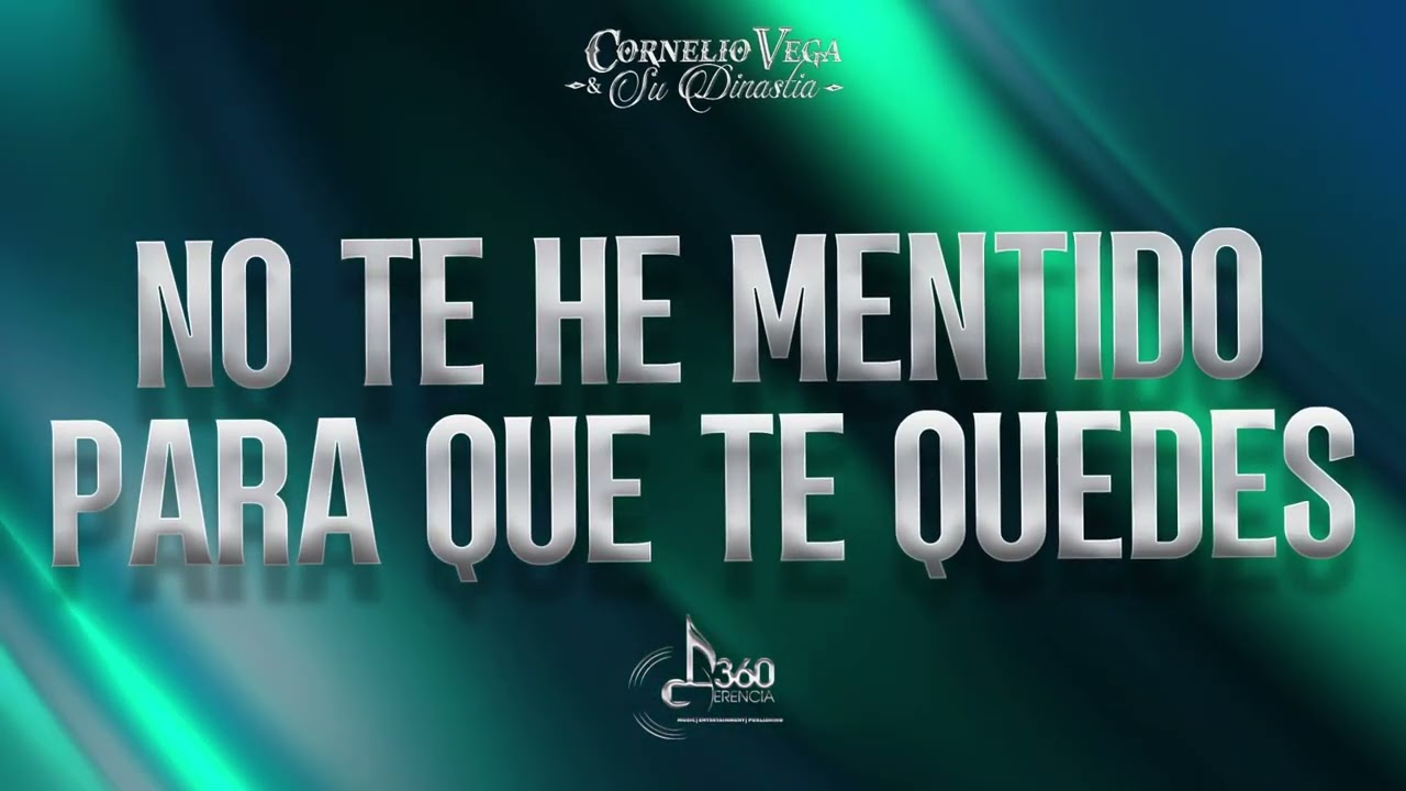 Cornelio Vega y Su Dinastía - Como Este Cabron (Lyric Video)