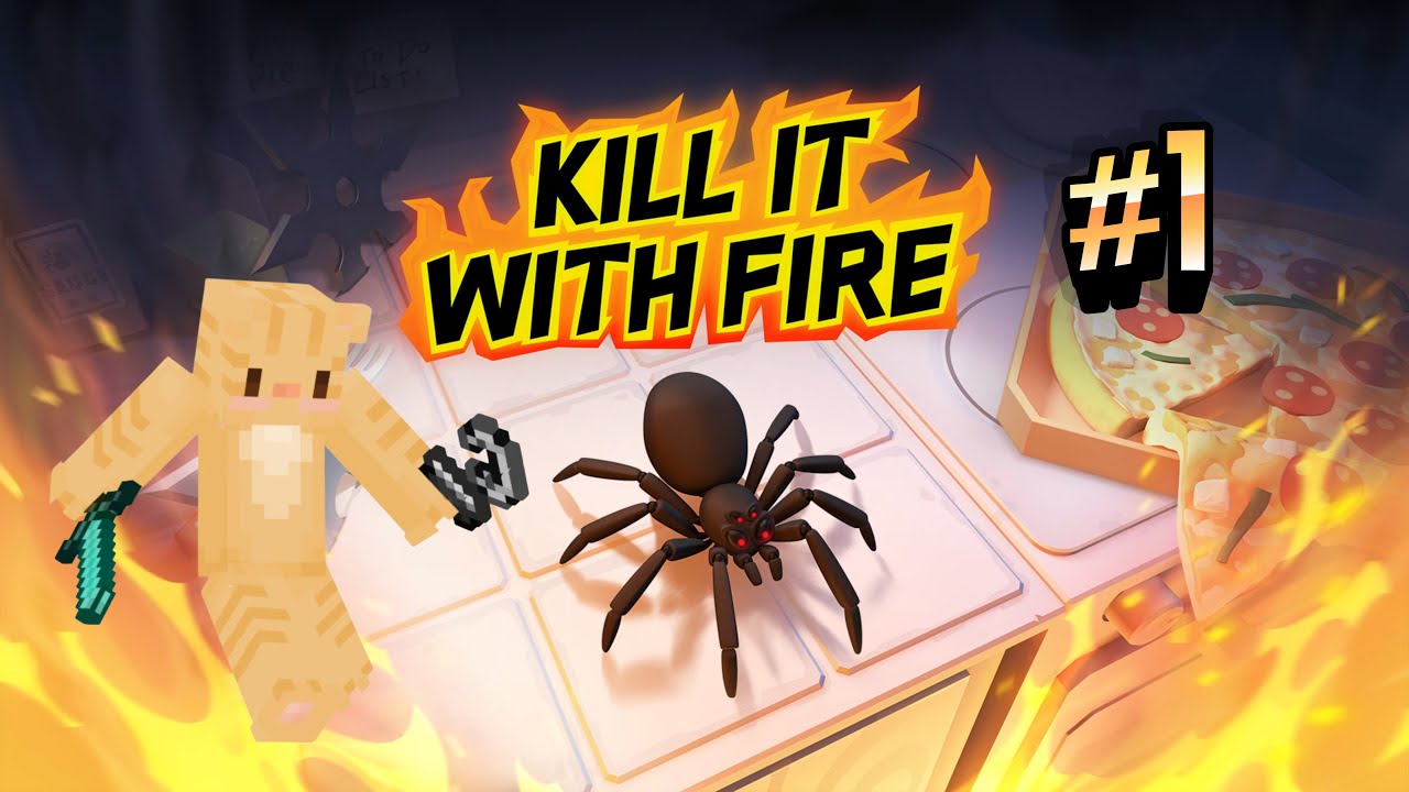 INICIA UNA PLAGA DE ARAÑAS KILL IT WITH FIRE EPISODIO 1 🕷️🕸️