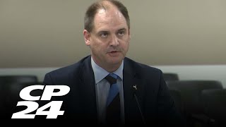 Toronto city manager discussing long term financial plan