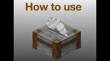 (How to make and use a stonecutter) in Minecraft