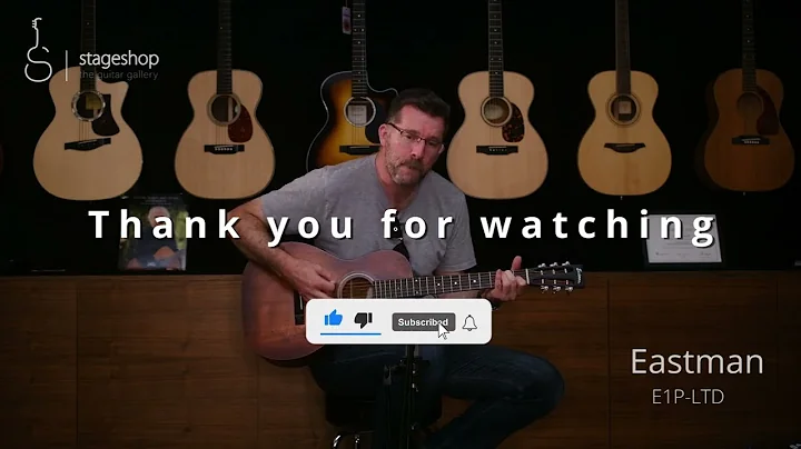 Eastman E1P Classic Parlor acoustic guitar Limited Edition demo in Stageshop