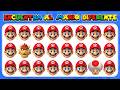Encuentra el Emoji Diferente - Mario ???????? Encuentra la Diferencia | Quiz de Super Mario