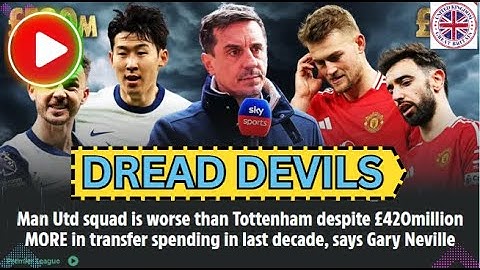 😬 'It’s a REALLY POOR Team!' | Gary Neville’s Brutal Reality Check on Man United! 🔥⚽