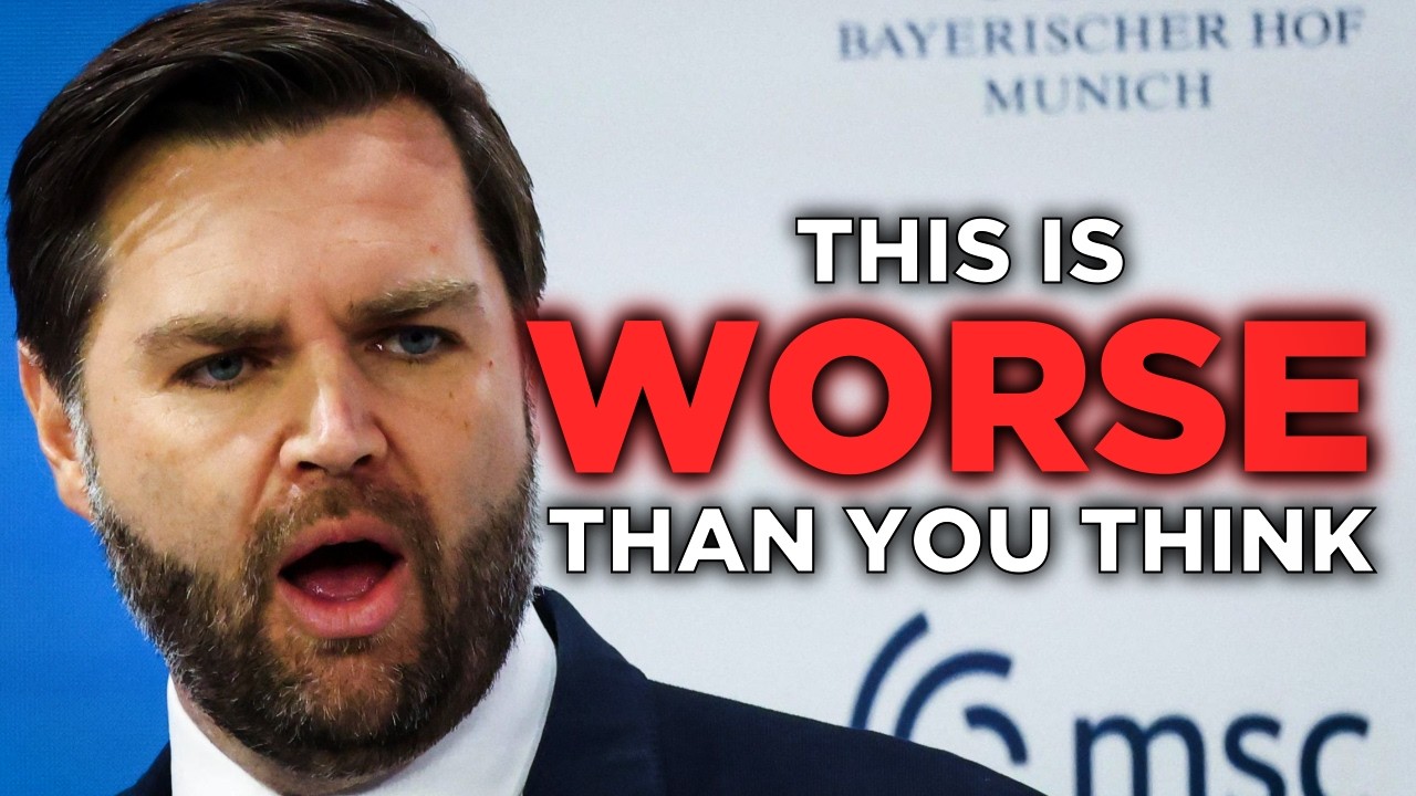 THE JD VANCE MUNICH SPEECH IS SO BAD