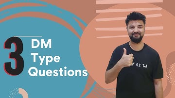 XAT DM 3 type questions | Decision Making in XAT