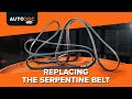 How to replace a serpentine belt [AUTODOC TUTORIAL]