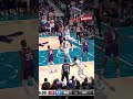 still thinking about this melo pass off the backboard 🥶 #basketball #nba #lameloball