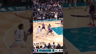 still thinking about this melo pass off the backboard 🥶 #basketball #nba #lameloball