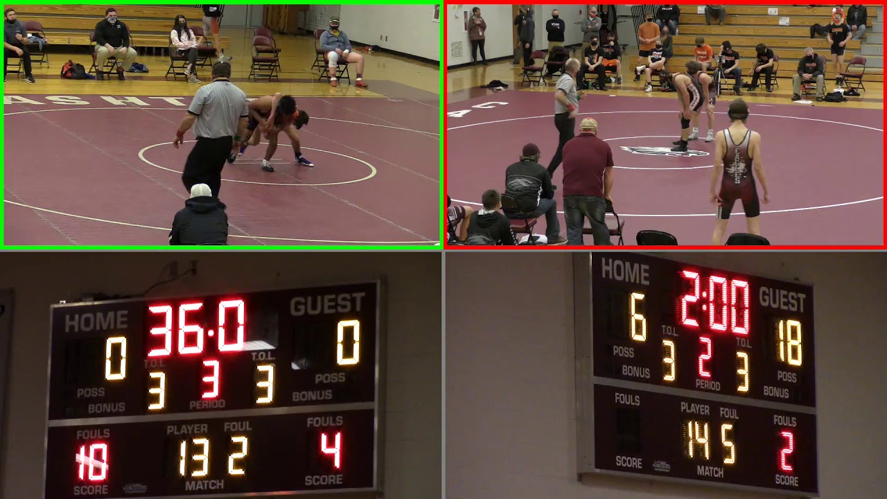 2021 WWVP Jan 07 Cashton Quad Wrestling Meet Round 3 YouTube