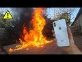 Кинул iPHONE X в ОГНЕННУЮ ЖИЖУ !