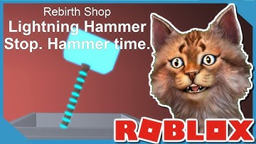 Buying *NEW* Lightning Hammer | Roblox Mining Simulator