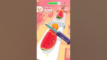 Perfect Slices 🍉🍊 Big 🌠=1 New Level Walkthrough Gameplay Op Android iOS #shorts