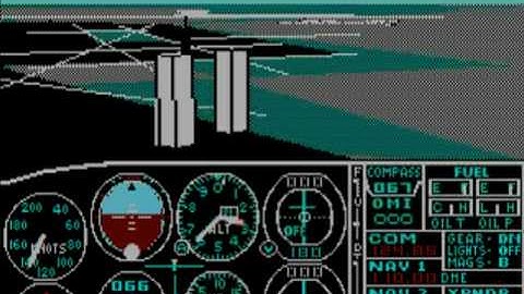 Microsoft Flight Simulator 2.12 for IBM PC and compatible