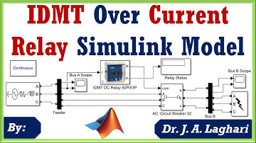 How to Design Inverse Definite Minimum Time (IDMT) Relay Model in SIMULINK | Dr. J. A. Laghari