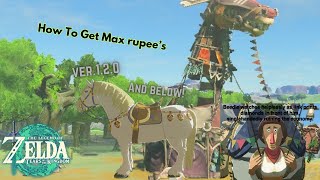 How to easily get max money in zelda tears of the kingdom