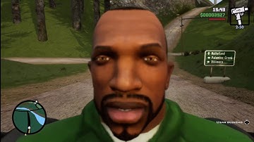 GTA San Andreas Remastered First person Cam unexpected o__o