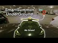 Tesla Smart Summon UNDERGROUND PARKING