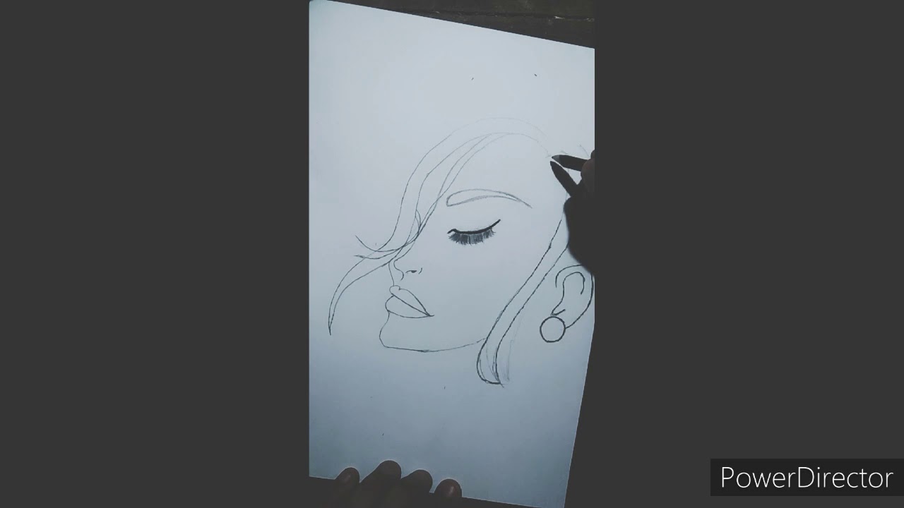 Easy Portrait of a Girl by Pencil Shading YouTube