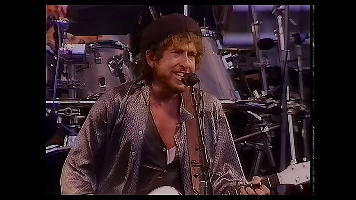 Grateful Dead  7 4 87  (Set 2)  W/ Bob Dylan - [4k...