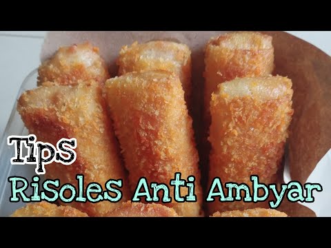 Risoles ayam part 3 : Cara melipat dan menggoreng Risoles || How to fold and fry Rissole. 