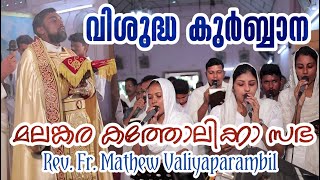 HOLY MASS | Malankara Catholic Qurbana | Fr. Mathew Valiyaparambil | വിശുദ്ധ കുർബ്ബാന | Holy Qurbana