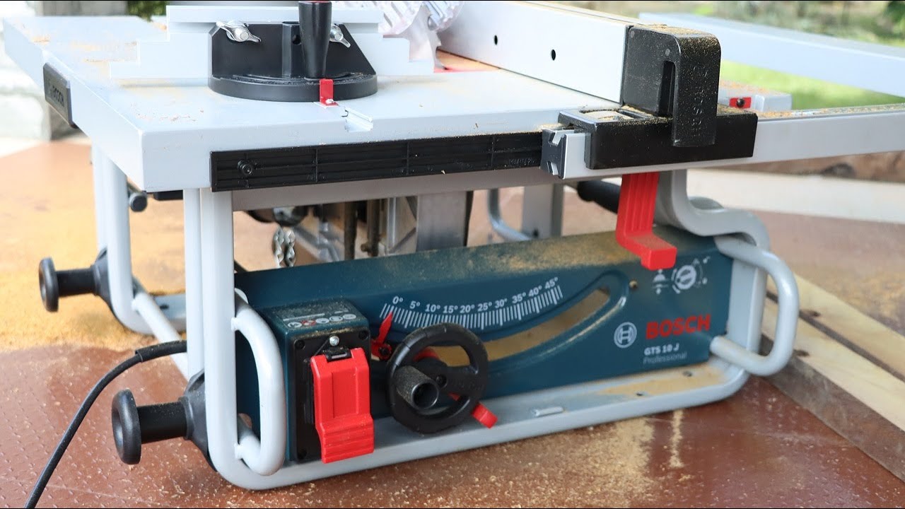 Bosch GTS 10 J Professional Table Saw Unboxing and Testing