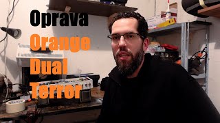 Oprava Orange Dual terror - výmena EL84 lámp