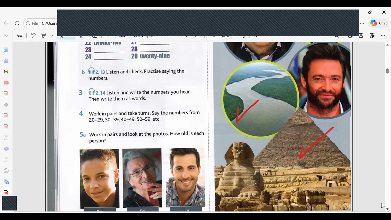 A1level- Starter cutting Edge-Asking and answering personal questions