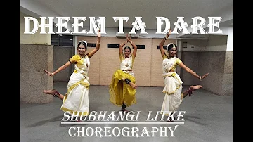 Dheem Ta Dare | DANCE cover | Shubhangi Litke Choreography