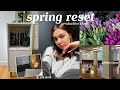 Spring reset  deep cleaning healthy routine uni work  pampering