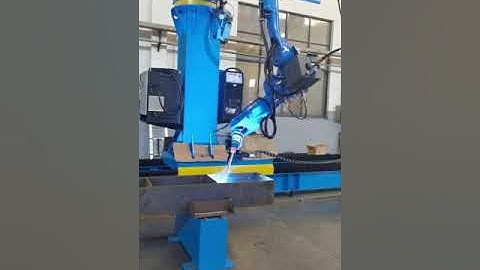 Cantilever 8 axis rotating robot welding