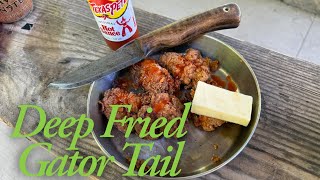 Deep Fried Gator Tail On A Camp Fire With Dave Canterbury