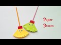 Cute little paper broom  paper broom  diy paper crafts  diary of art