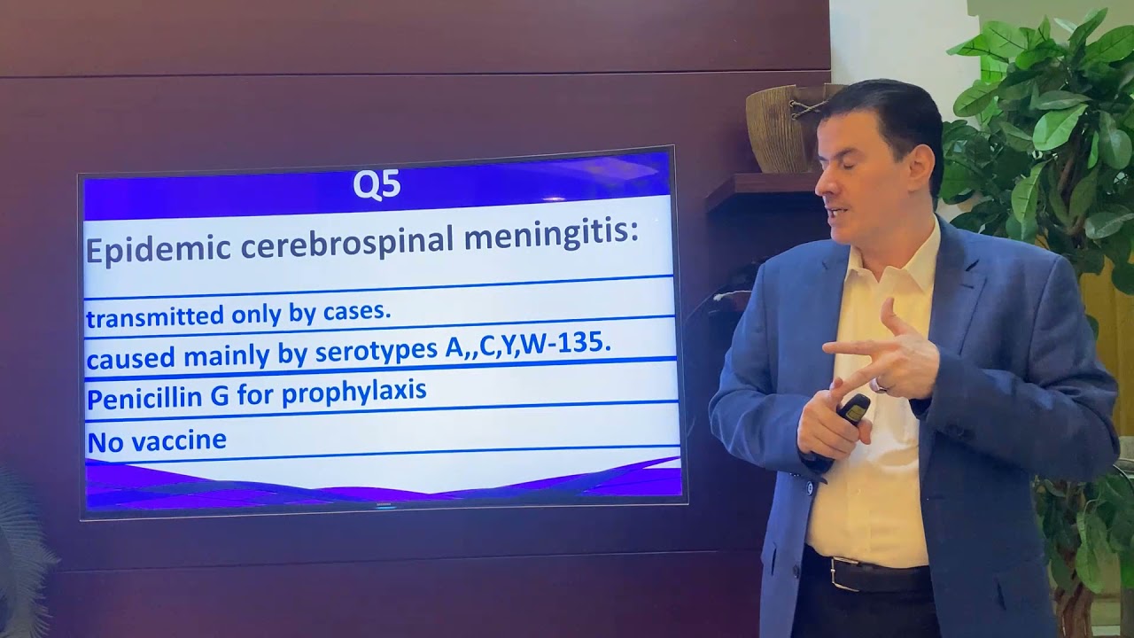 11 (6-6) N. meningitides (Evaluation questions)
