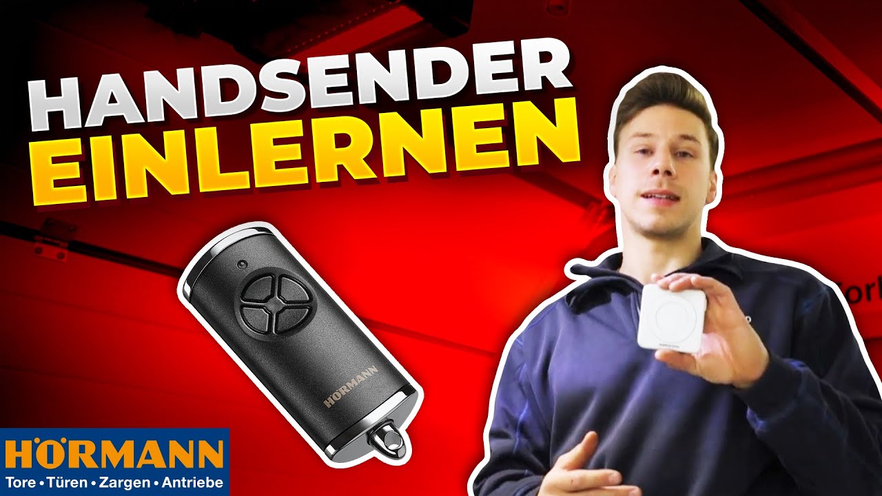 Hörmann Supramatic E Serie 1 Handsender Anlernen Handsender / Innentaster am Hörmann Antrieb einlernen // Für ProMatic