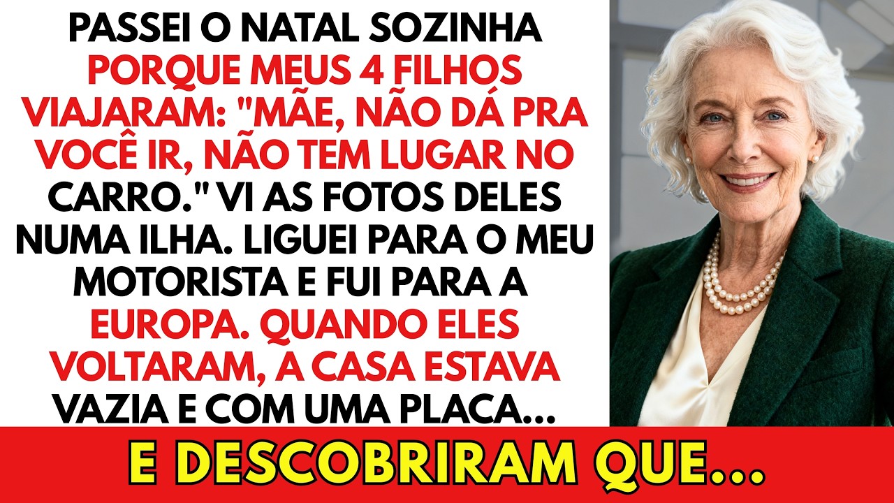 Meus 4 Filhos Me Deixaram Sozinha No Natal: 