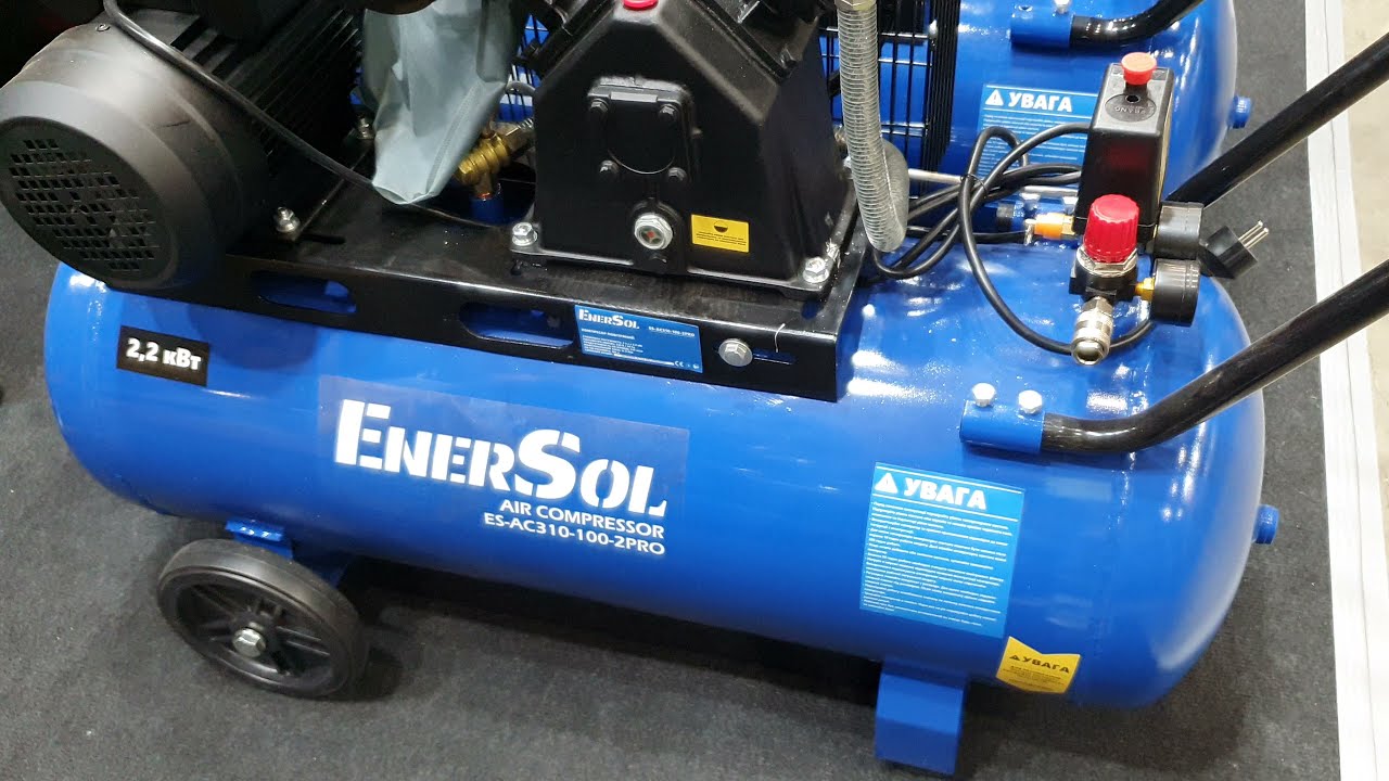 Компрессор EnerSol ES-AC310-100-2PRO - обзор  2021 г.