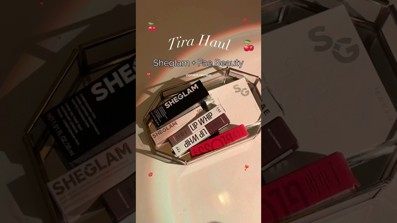Tira Makeup Haul 💌 SheGlam & FAE Beauty finds 💋 | Honest review + mini haul ✨
