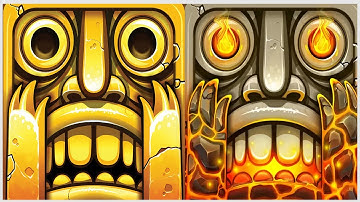 Temple Run 2 Reverse Gameplay Volcano Island VS Sky Summit