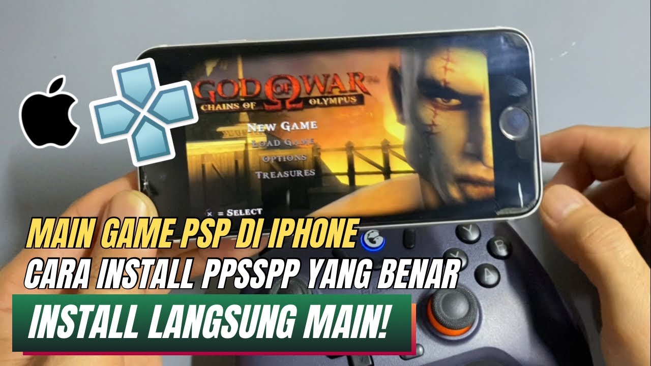 WOW! Main Game PSP di iOS iPhone - Tutorial PPSSPP dan Tes Game - YouTube