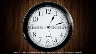 Clock • Loopable Animated Background