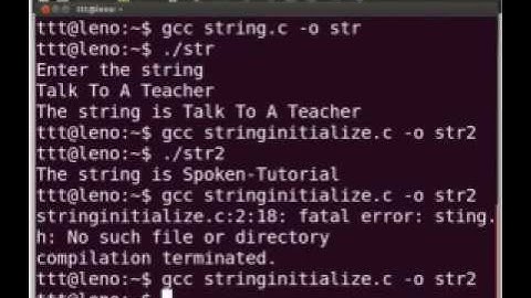15  Strings ( spoken tutorial )( IIT Bombay ) English