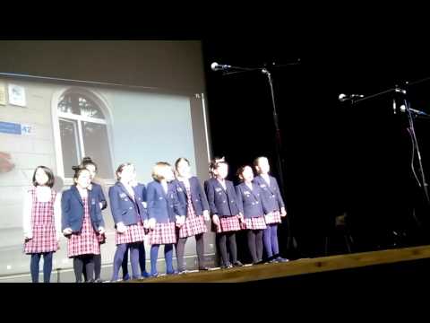 ქართული სიმღერების პოპური „ანი-Zet-ის\' მეორე კლასის გოგონათა ანსამბლის შესრულებით