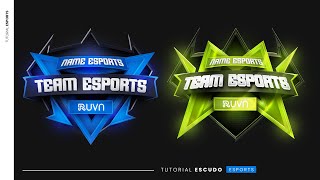 Cómo CREAR ESCUDOS eSPORTS ÉPICOS en Photoshop! | Guía Paso a Paso 🎮 by Ruva 3,982 views 7 months ago 23 minutes