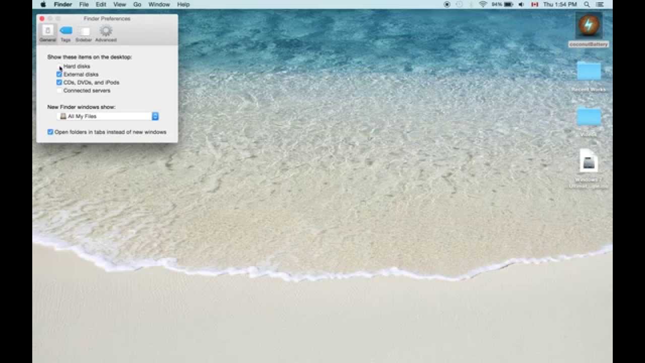 how to find my computer icon on Mac OS X YouTube
