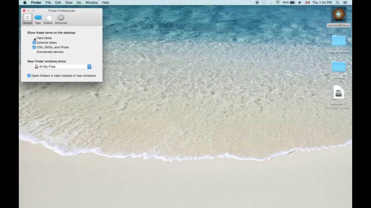 how to find my computer icon on Mac OS X YouTube