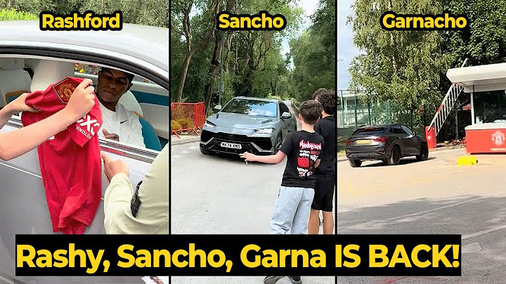 Rashford, Sancho, and Garnacho have RETURNED to Carrington for individual training | Man Utd News