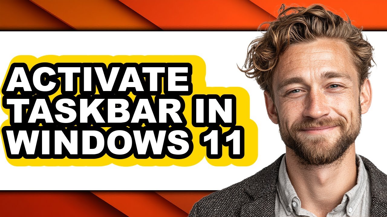 How to Activate Taskbar in Windows 11 (only Way) - YouTube